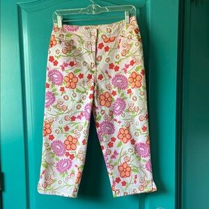 VINTAGE 90’s BILL BLASS PETITE STRETCH CAPRI SIZE 8P